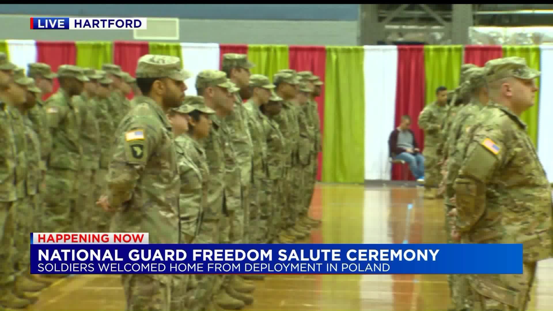 National Guard welcome home ceremony