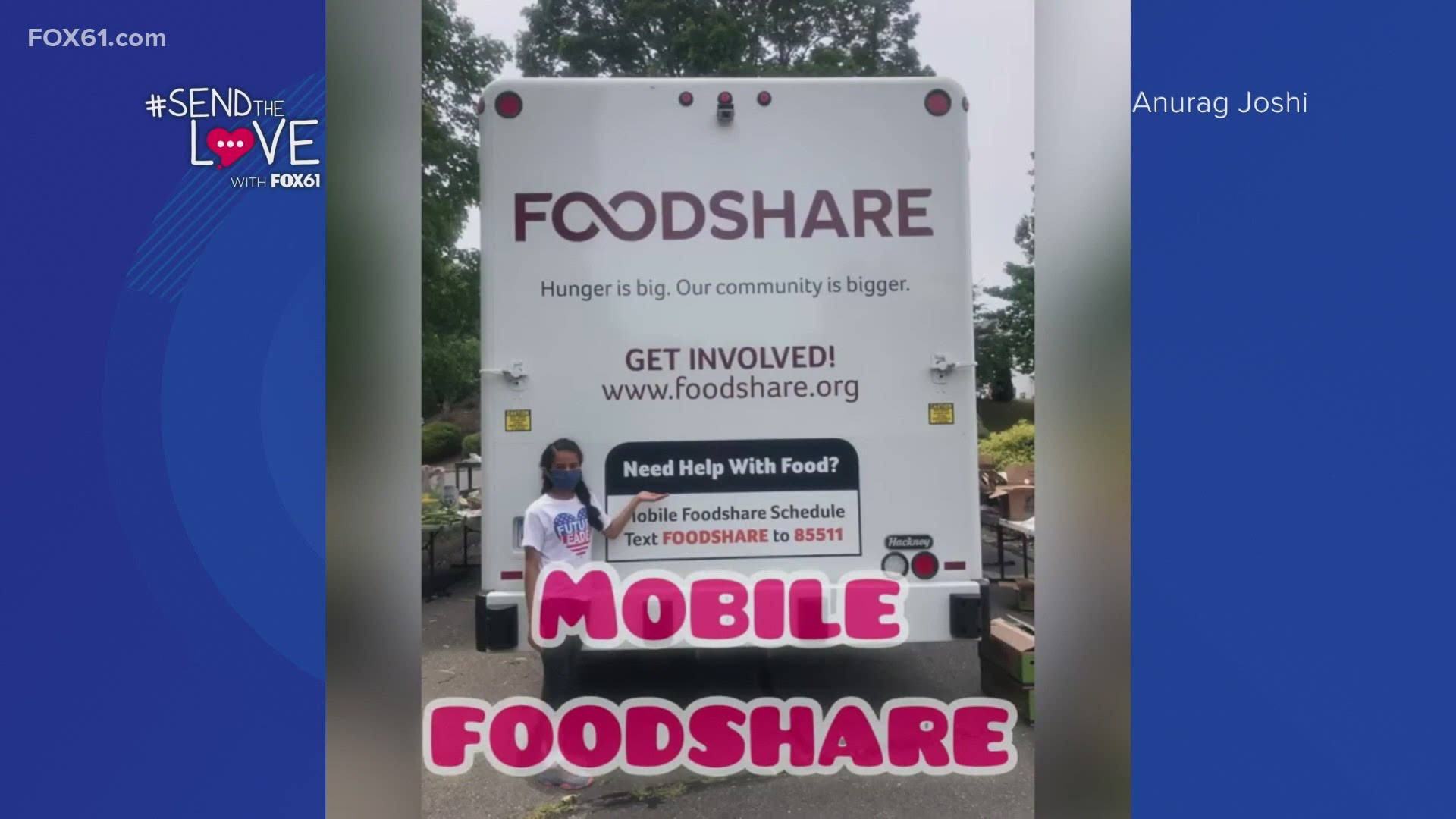 She's become the youngest volunteer at Foodshare