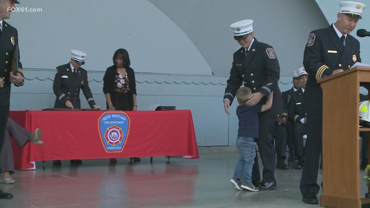 New Britain Fire Department promotions include first two woman lieutenants