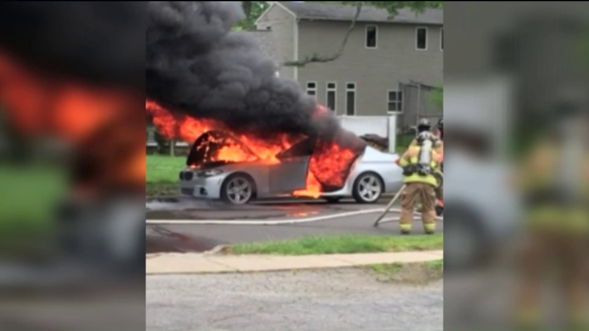 BMW owner speaks out after 535i bursts into flames