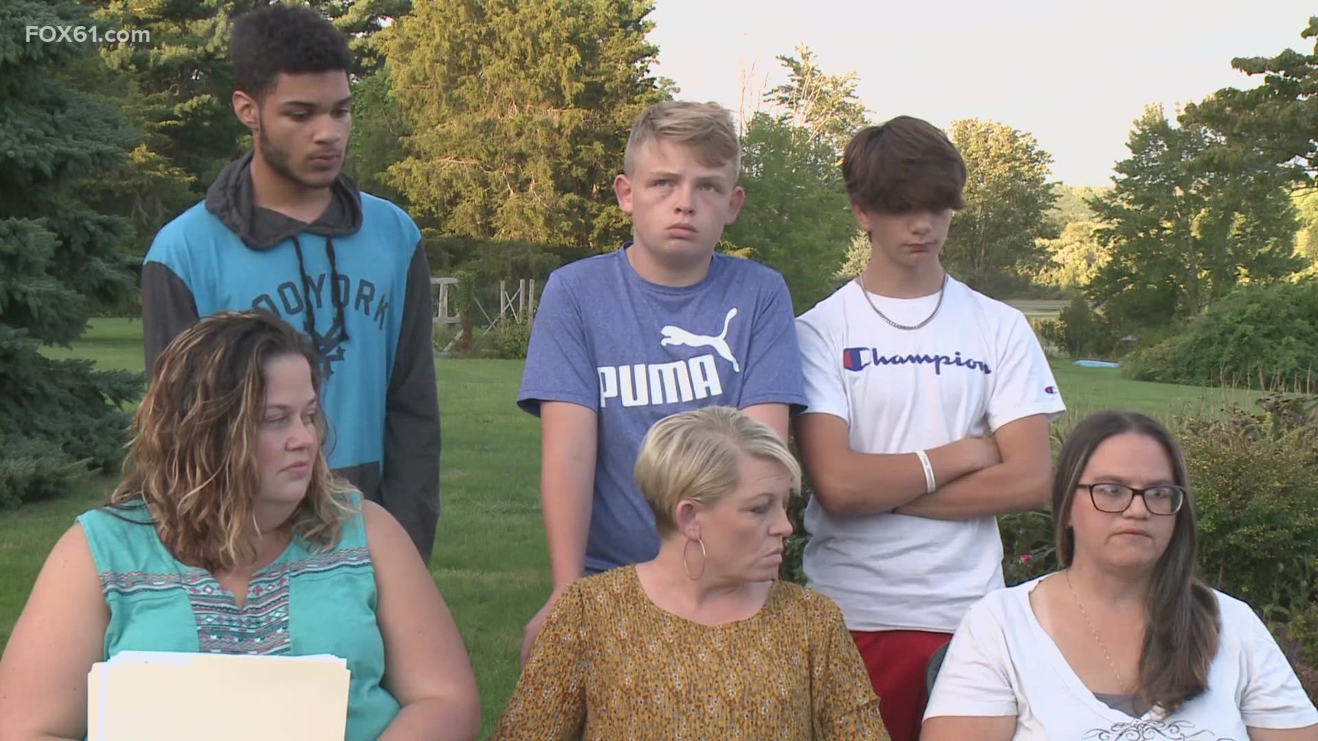 The mothers would like closure after their sons were hit by a car that fled the scene.