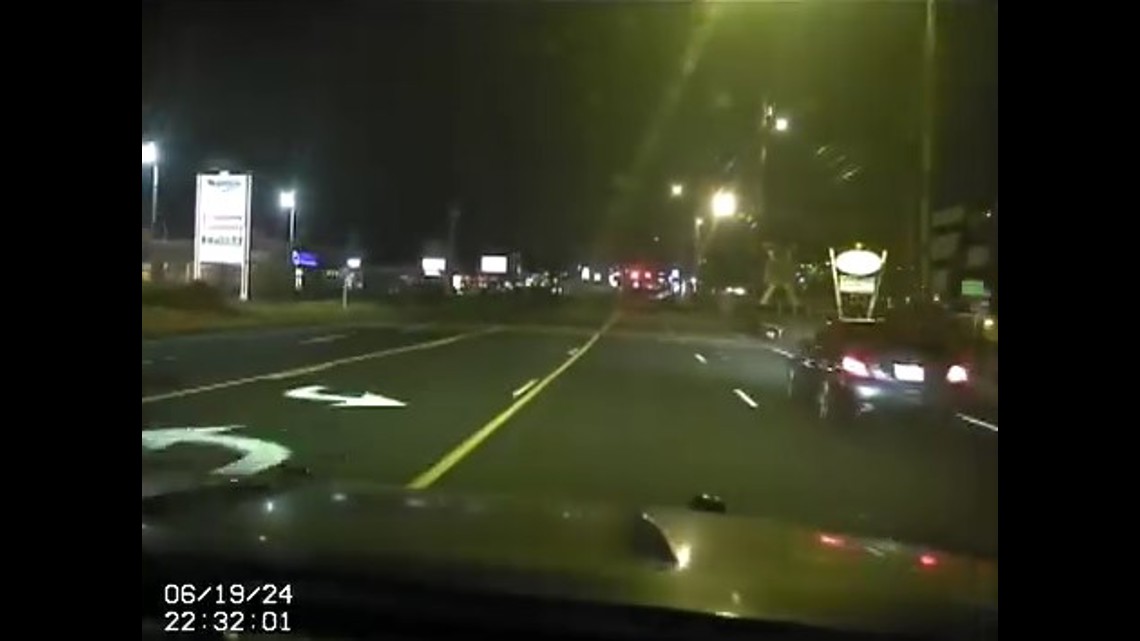 Dash cam captures violent crash in Orange; five injured | fox61.com