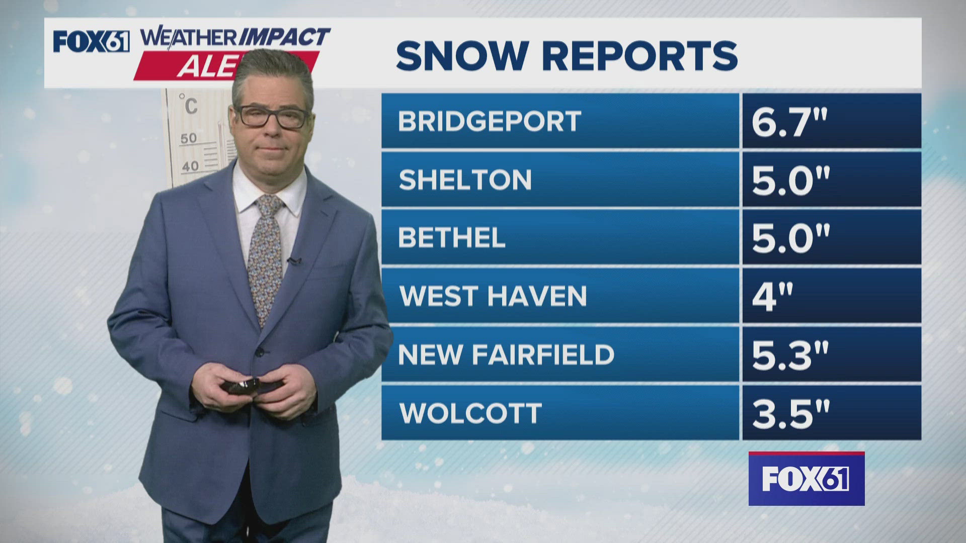 Snow totals top 1 foot across the state. See how much snow you got