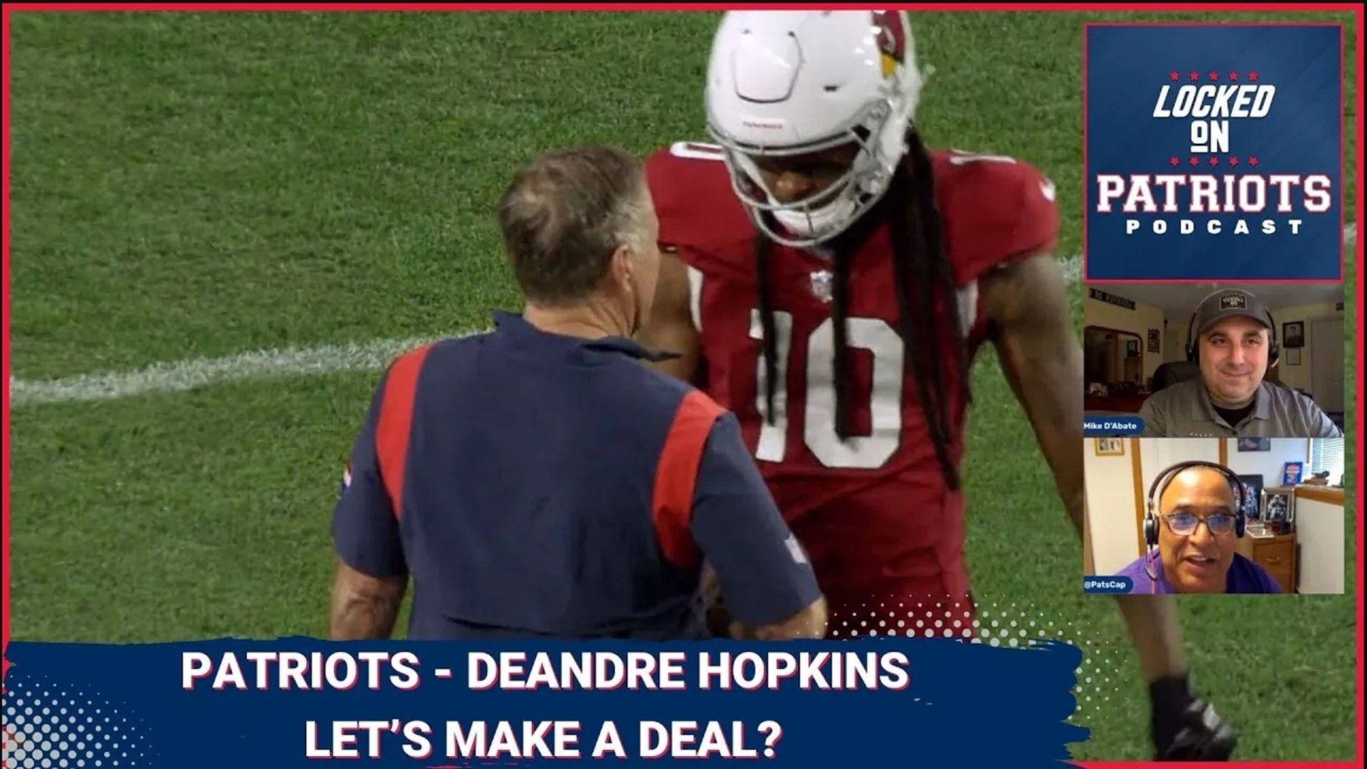 Do the New England Patriots have the financial flexibility to complete a trade for Arizona Cardinals wide receiver DeAndre Hopkins?