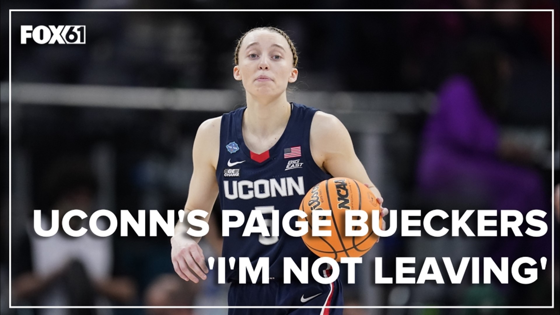 About a month ago, Paige Bueckers suffered a torn ACL during a basketball game, leading to her absence from the upcoming season.