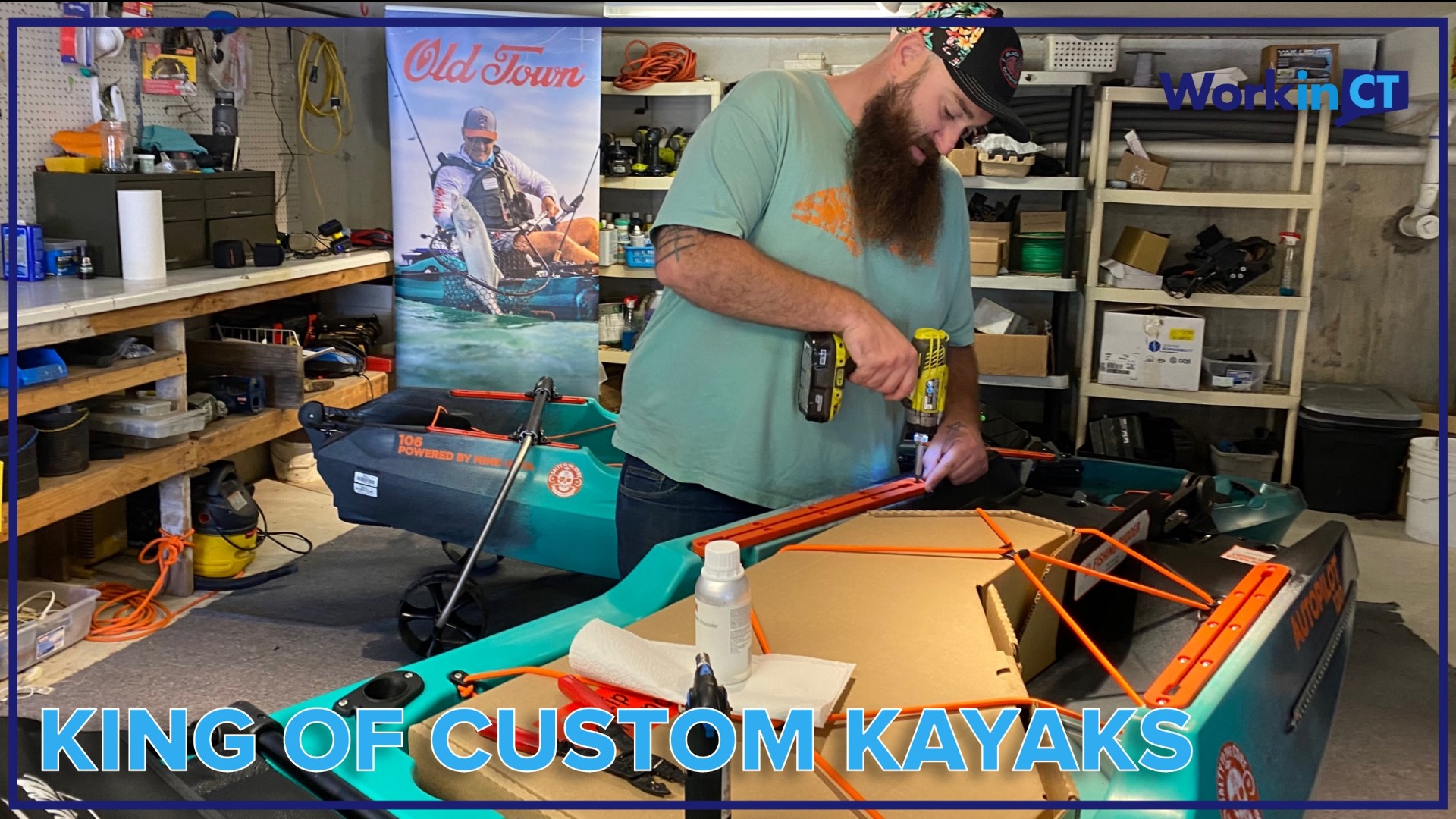 It’s become a niche business at Black Hall Outfitters; Customizing kayaks so people can paddle in style.