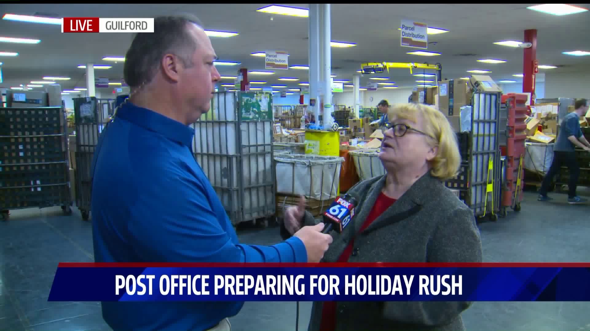 Post office preparing for holiday rush