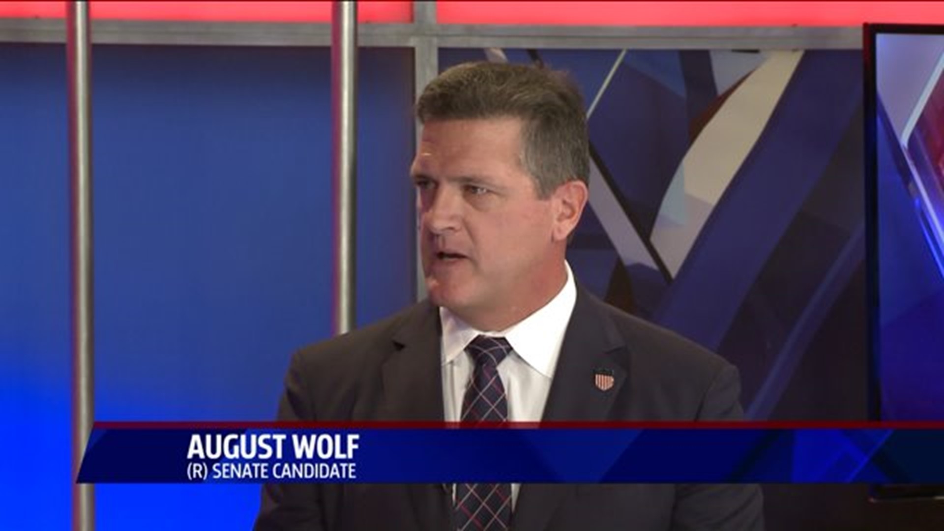 Senate candidate August Wolf