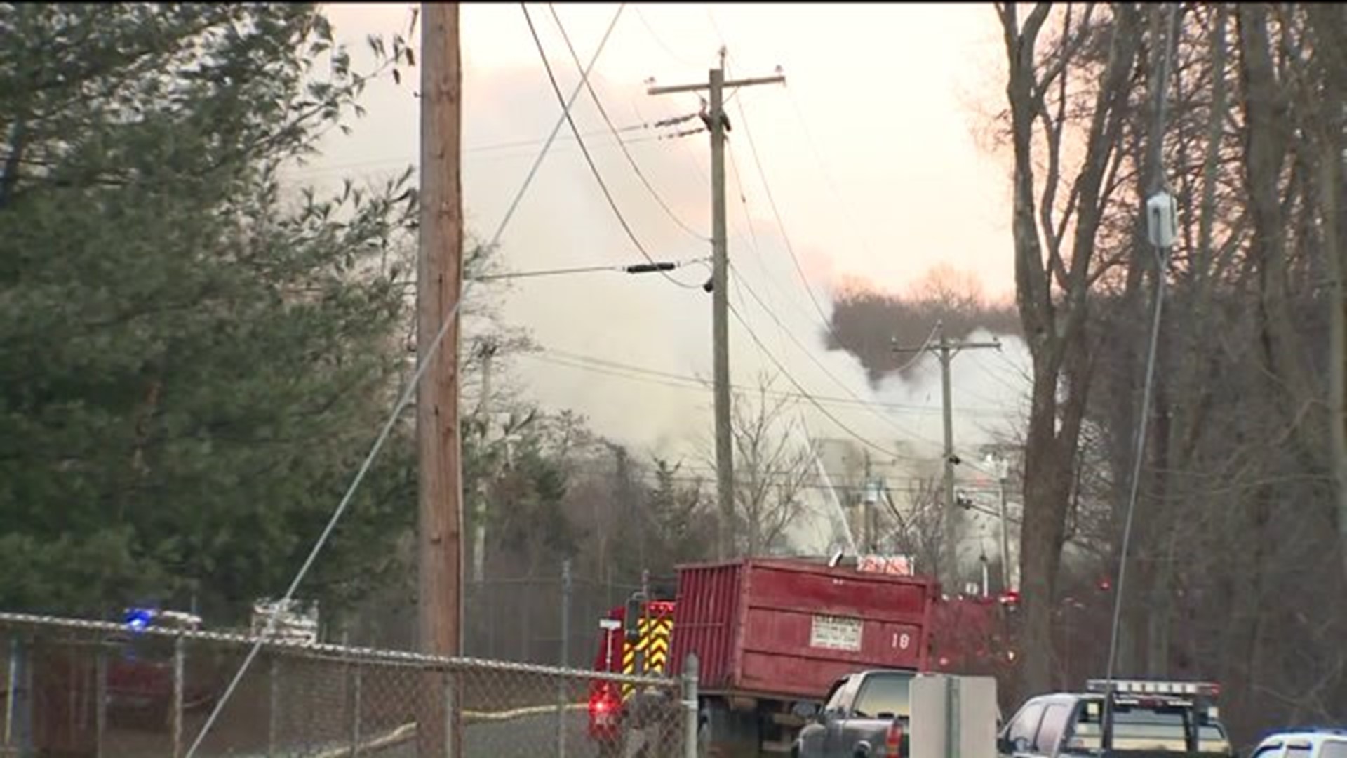 Massive fire at Essex recycling plant prompts huge emergency response