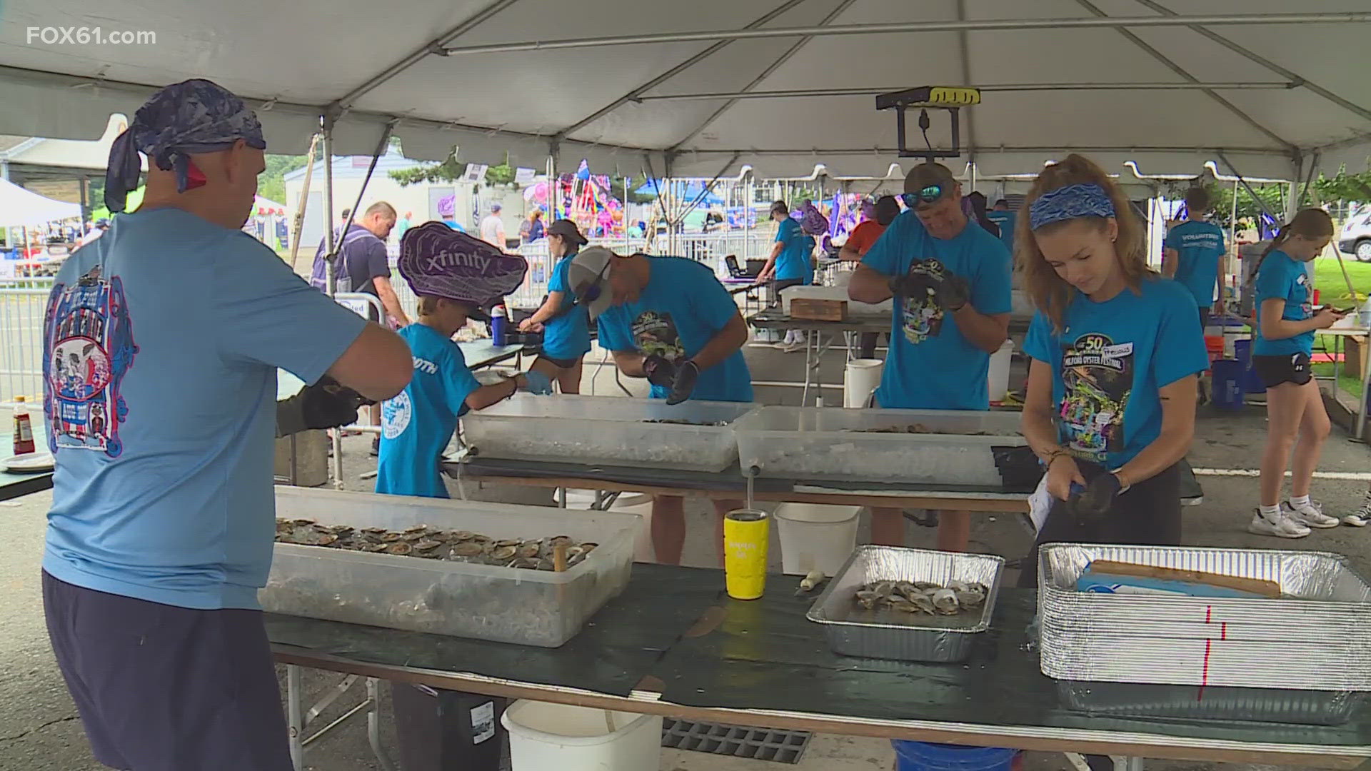 Milford Oyster Festival has 30,000 oysters, all harvested in local