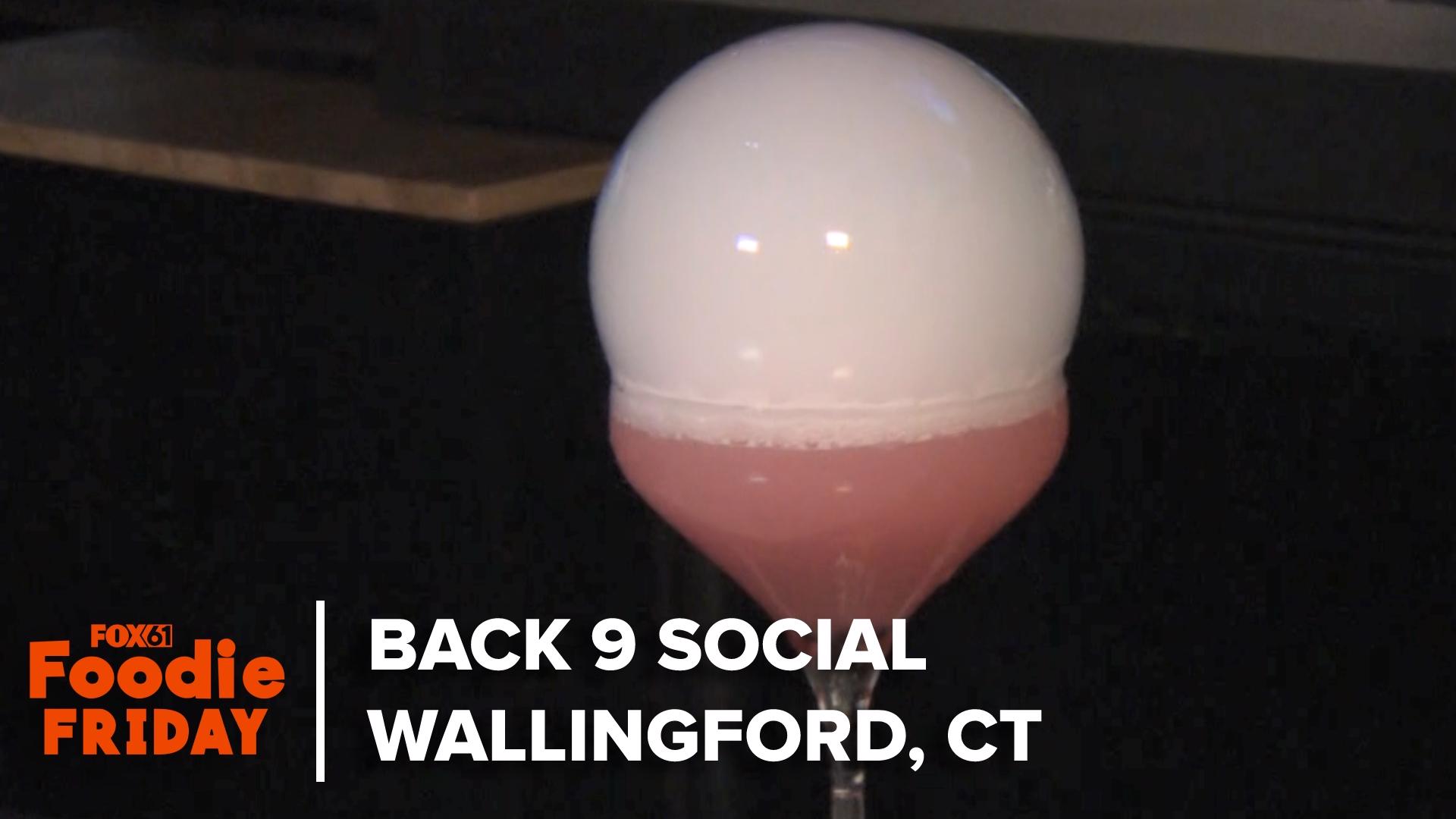 FOX61's Symphonie Privett and Hot 93.7's Jenny Boom Boom visit Back 9 Social in Wallingford, home to delicious eats, creative drinks and golf simulators.