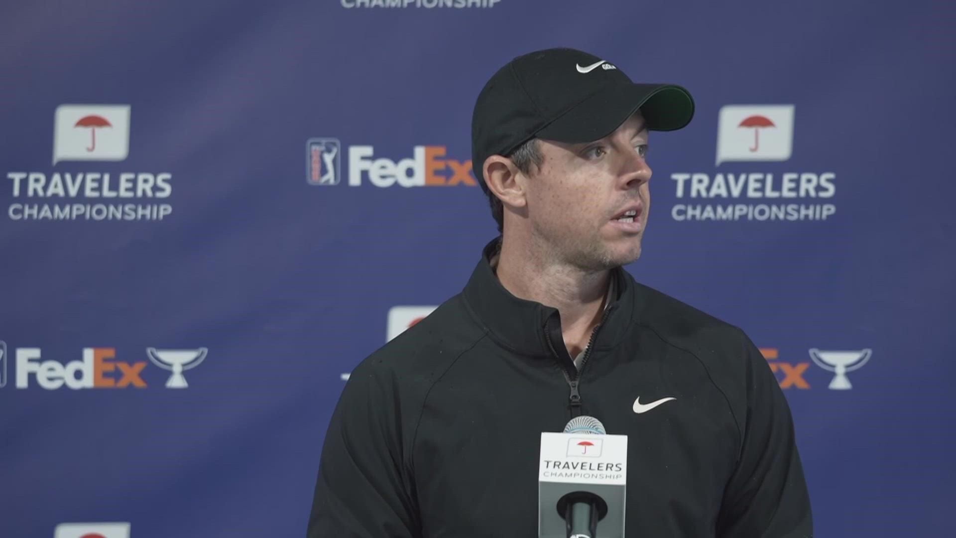 Rory McIlroy offered some of the harshest criticism of PGA Tour players who have joined the LIV Golf Invitational Series. This is his full interview from Travelers.