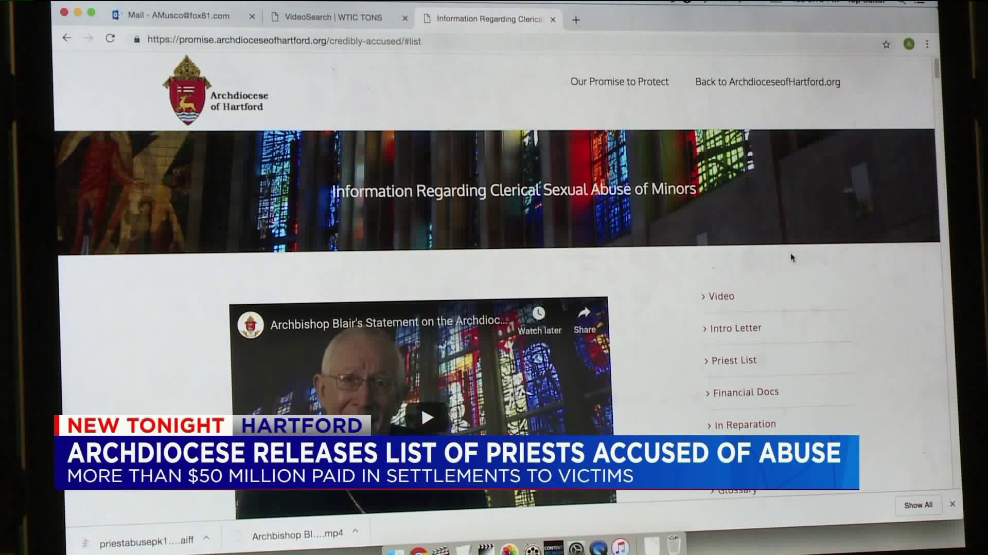 Clergy abuse cases