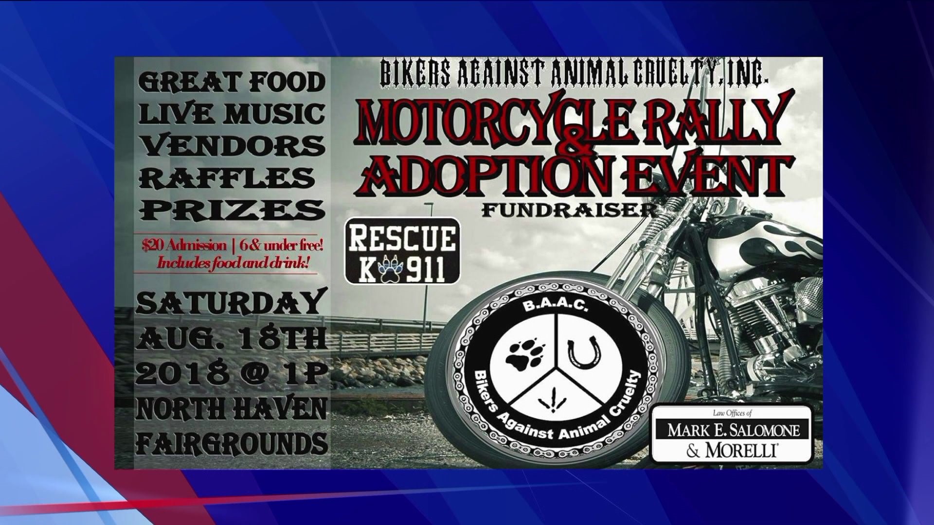Bikers fighting animal abuse to host annual rally Aug. 18 