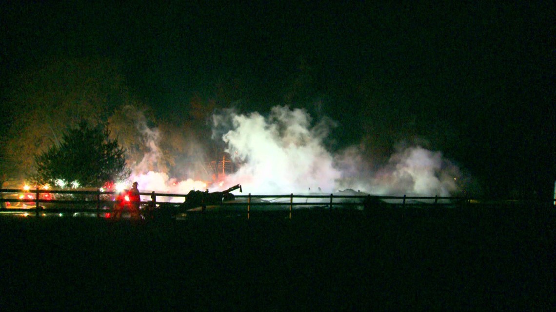 Enfield officials investigate barn fire as arson