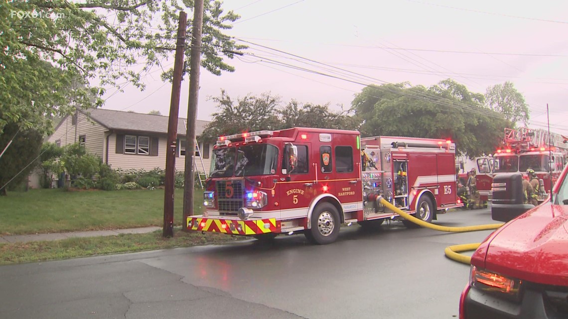 Home struck by lightning in West Hartford