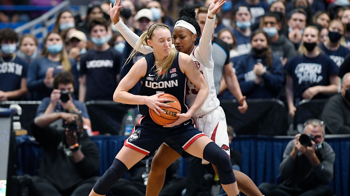 Bueckers Scores Career-high 34, No. 2 UConn Beats Arkansas | Fox61.com