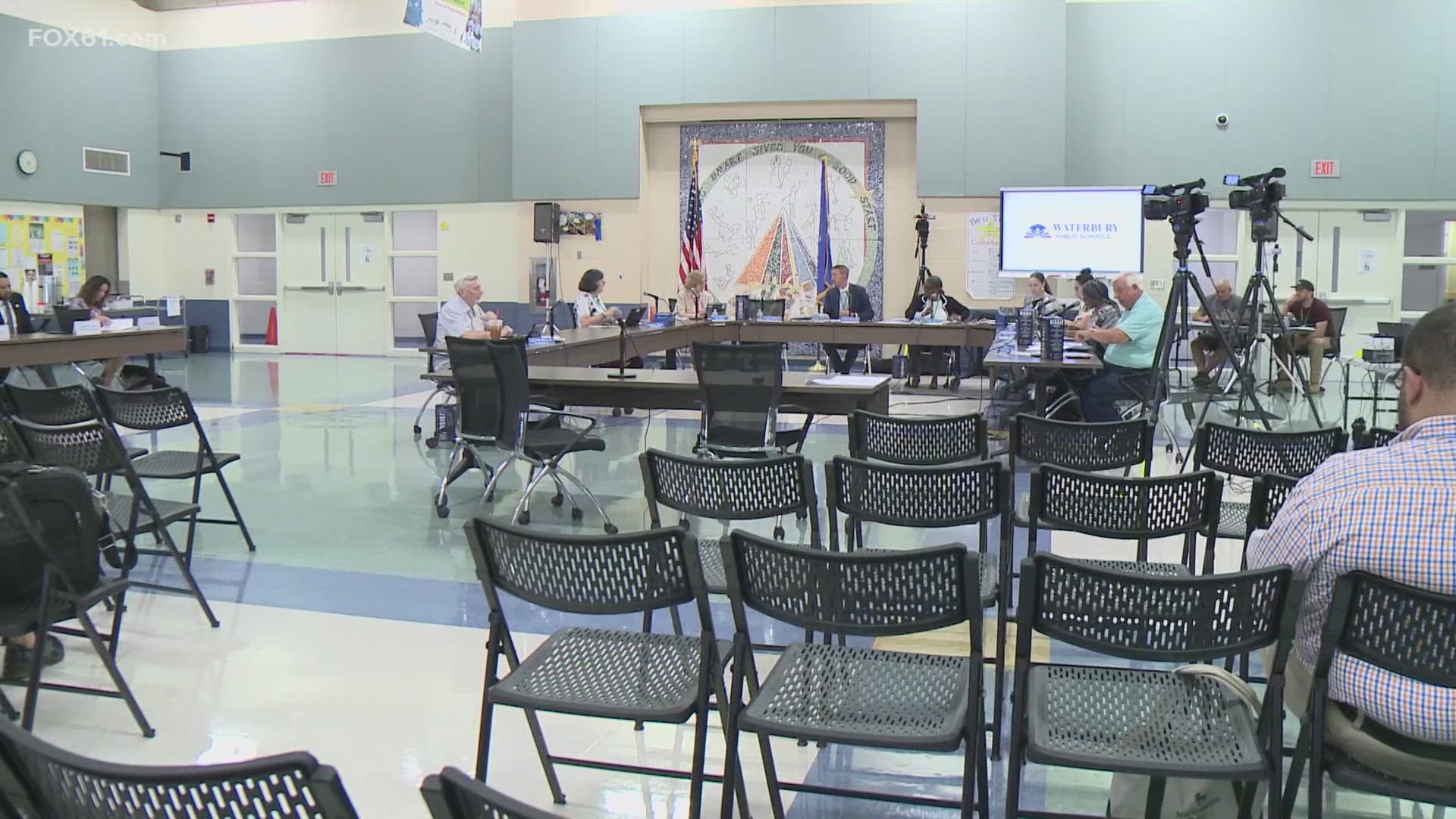 Parents had an opportunity to stand in front of the board to voice concerns after the superintendent's contract was not renewed, but no one showed.