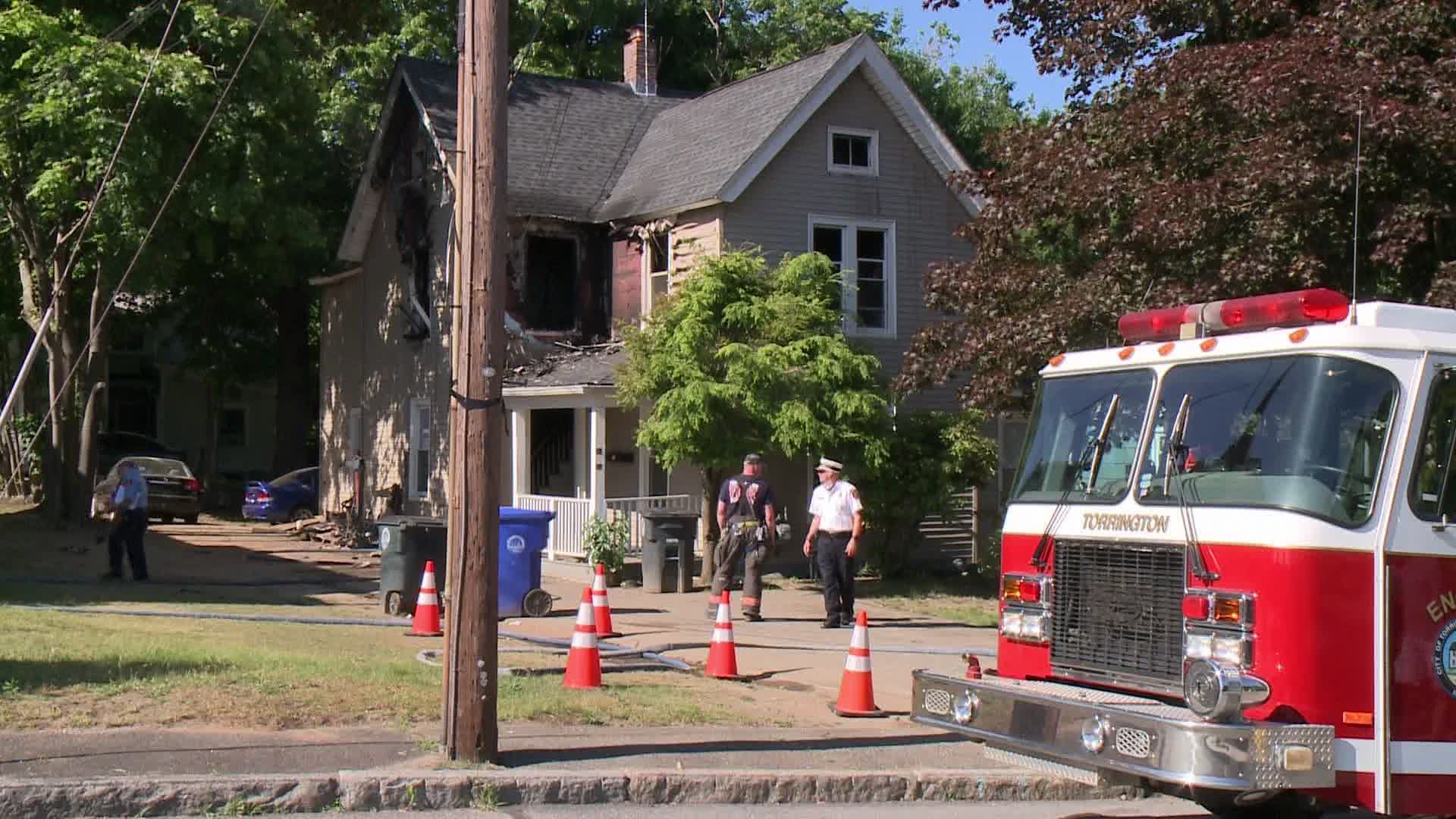 The fires happened around the same time Wednesday afternoon with one at Clark Street and another on Torringford West Street. Another fire happened on Summer Street.