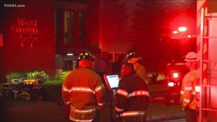 13 hospitalized after 3-alarm apartment fire in Hartford