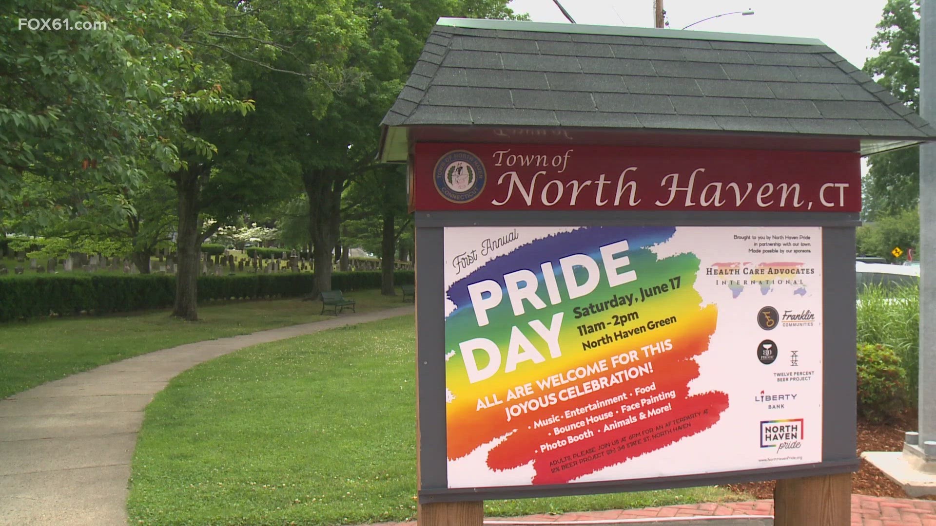 For the first time in the town's history, North Haven will be hosting a Pride celebration on Saturday, June 17th. The event is free and open to the public.