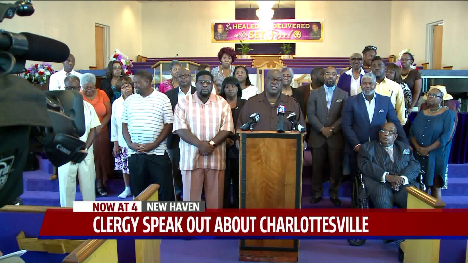 New Haven clergy speakout against racism
