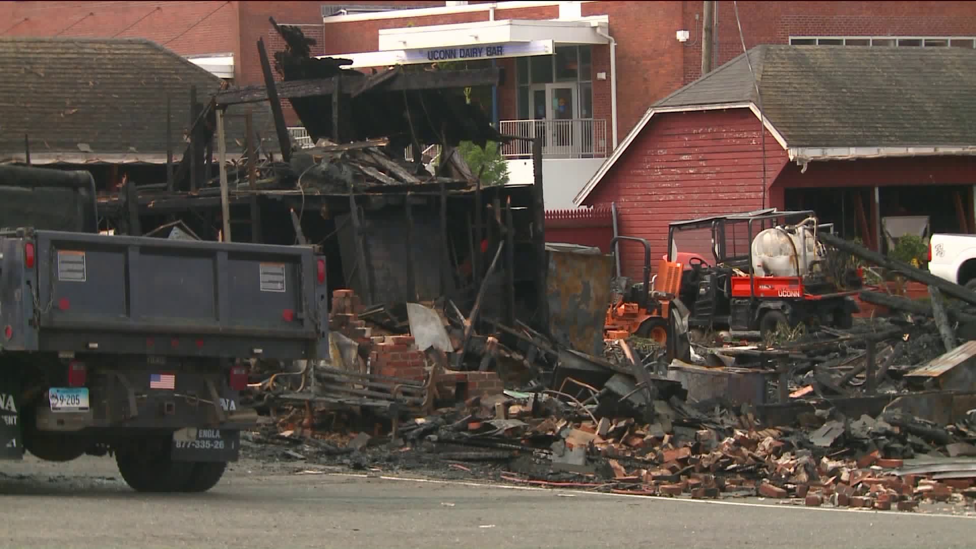 UConn landscaping building destroyed by fire