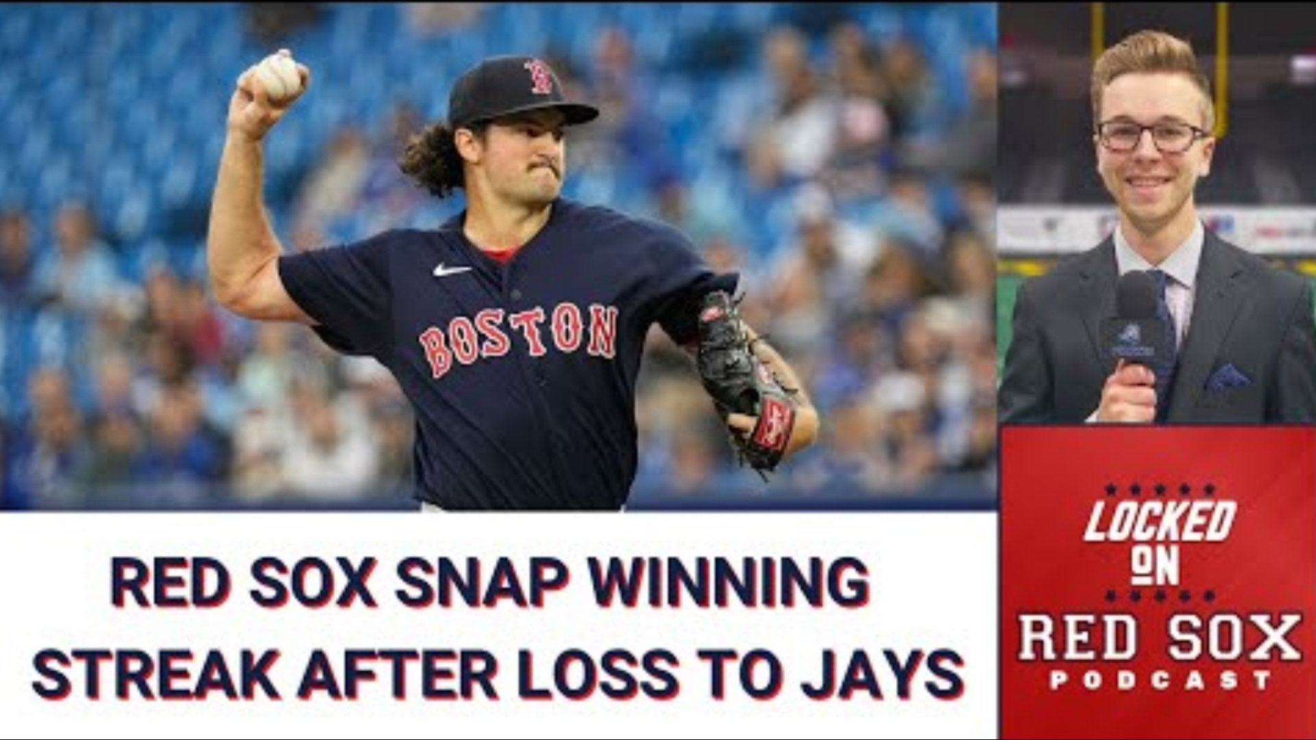 On Monday night, the Red Sox snapped their 7-game winning streak after a 7-2 loss to their division rival, the Toronto Blue Jays in Game 1 of a 3-game series.