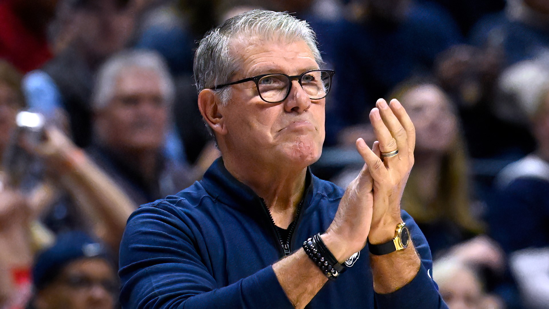 UConn women's basketball coach Geno Auriemma is one win away from reaching 1,200 wins in his career.