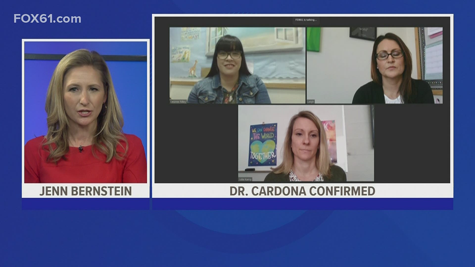We spoke with three Meriden teachers who worked Dr. Cardona