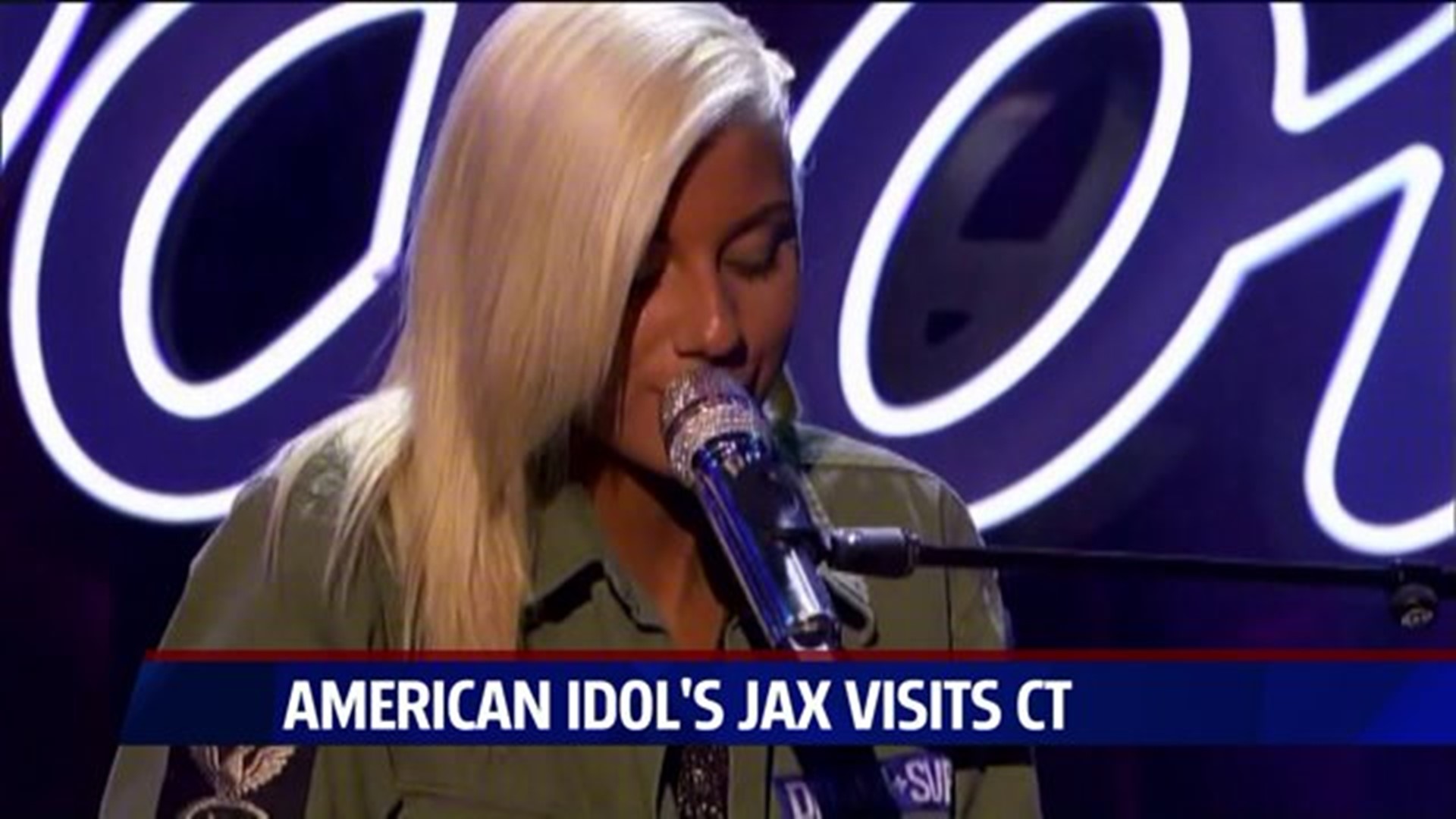 American Idol`s Jax visits Connecticut