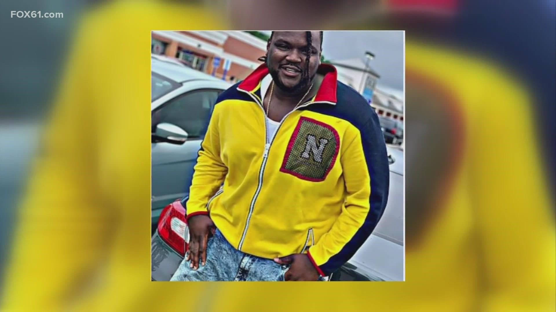 Trequon Lawrence, 27, was struck by gunfire on Newhall Street Wednesday night. The incident marked the city's fifth shooting in four days, three of them fatal.