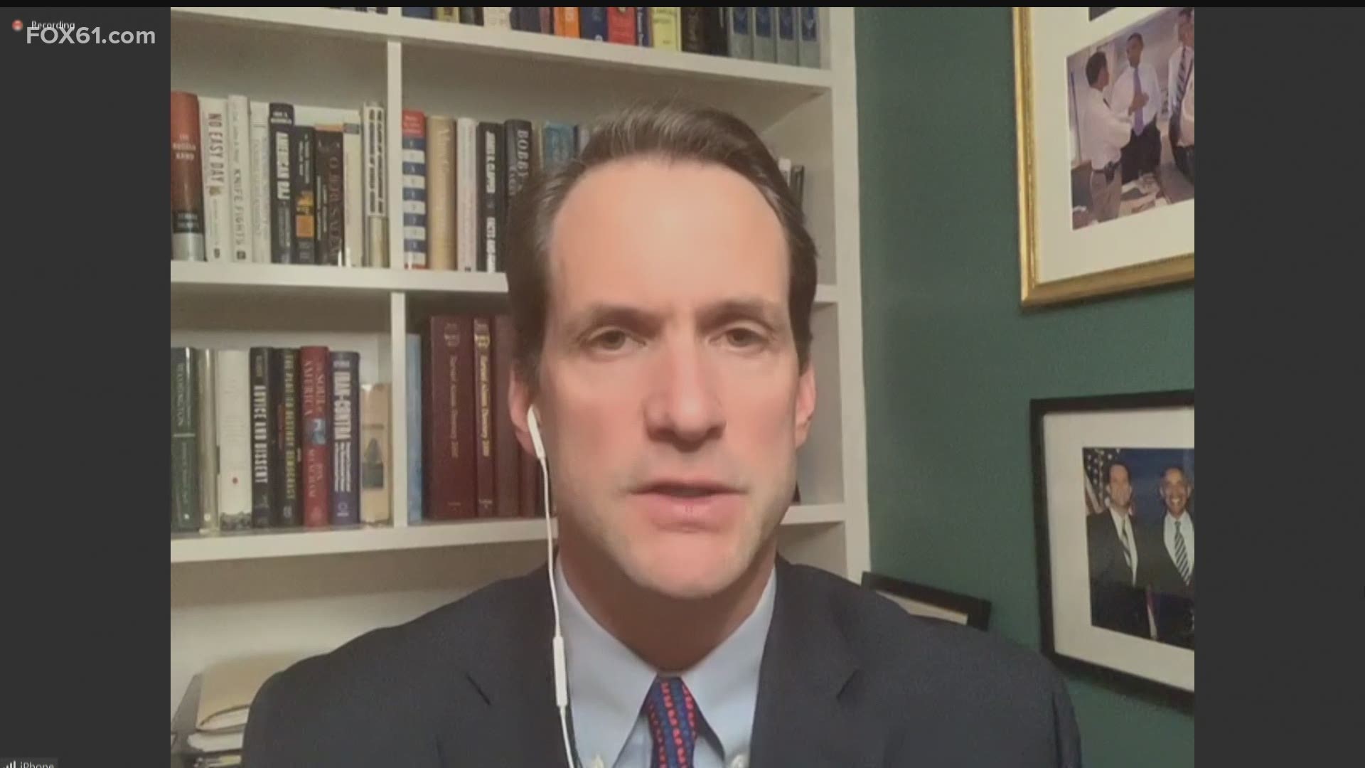 Himes represents the Fourth US Congressional District