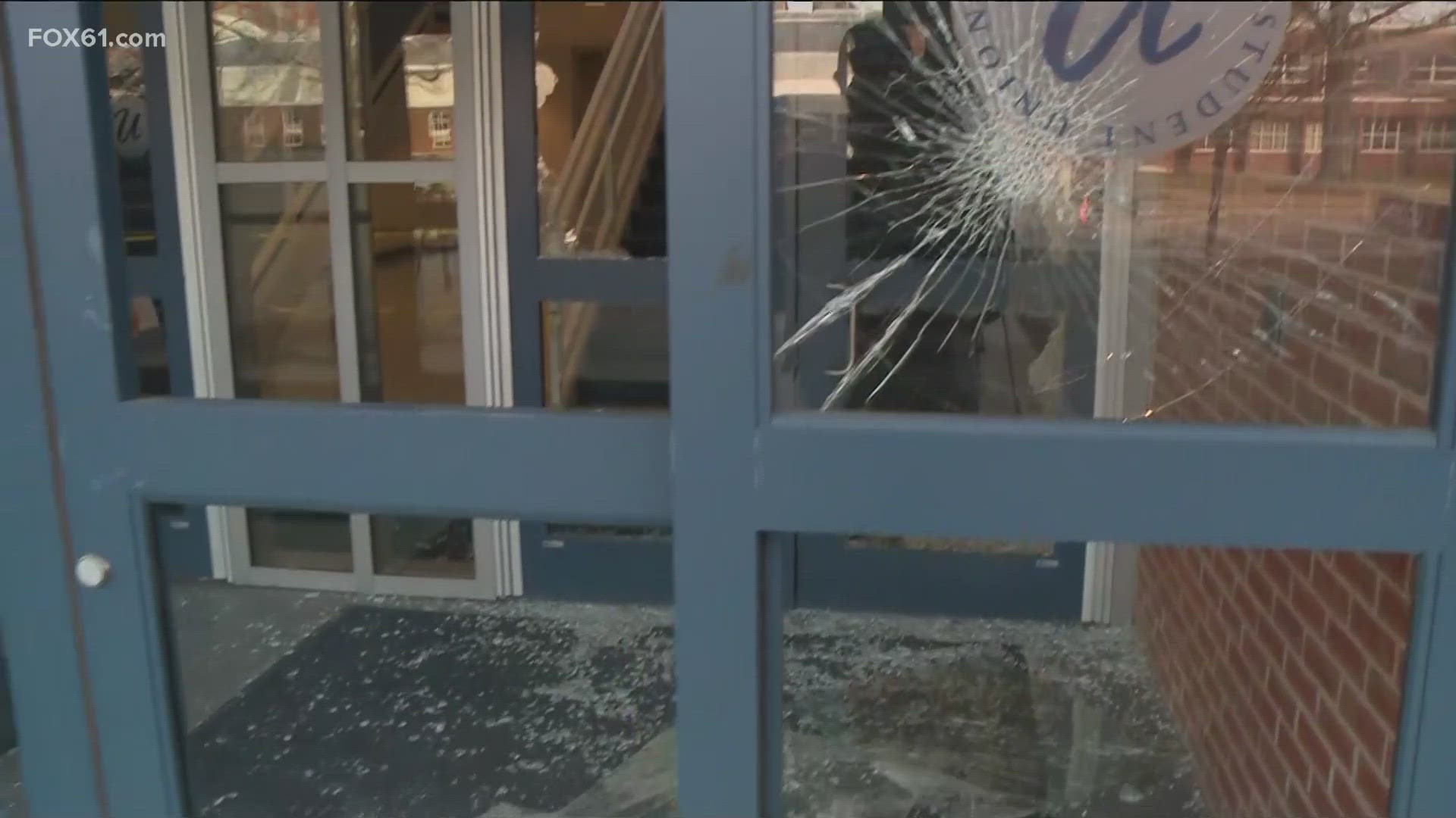 Some UConn students were arrested for causing the damage done on campus following the men's championship victory.