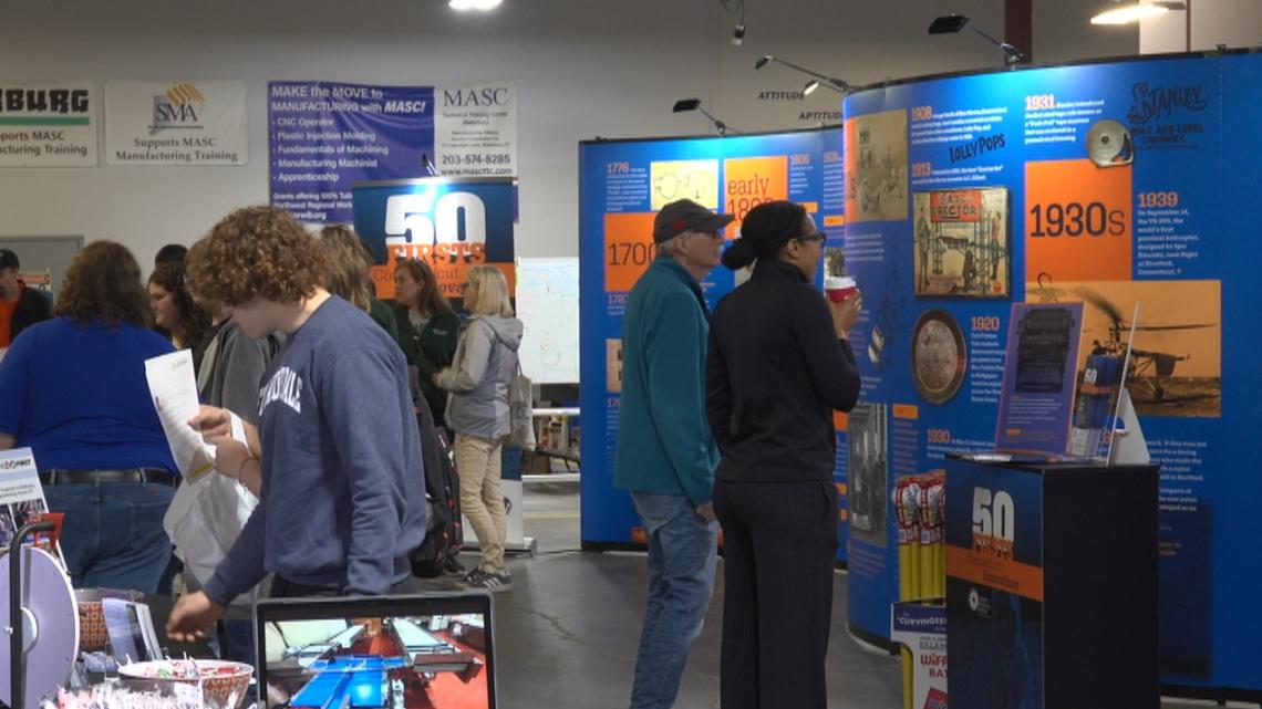 Manufacturing career show for students stops in Waterbury