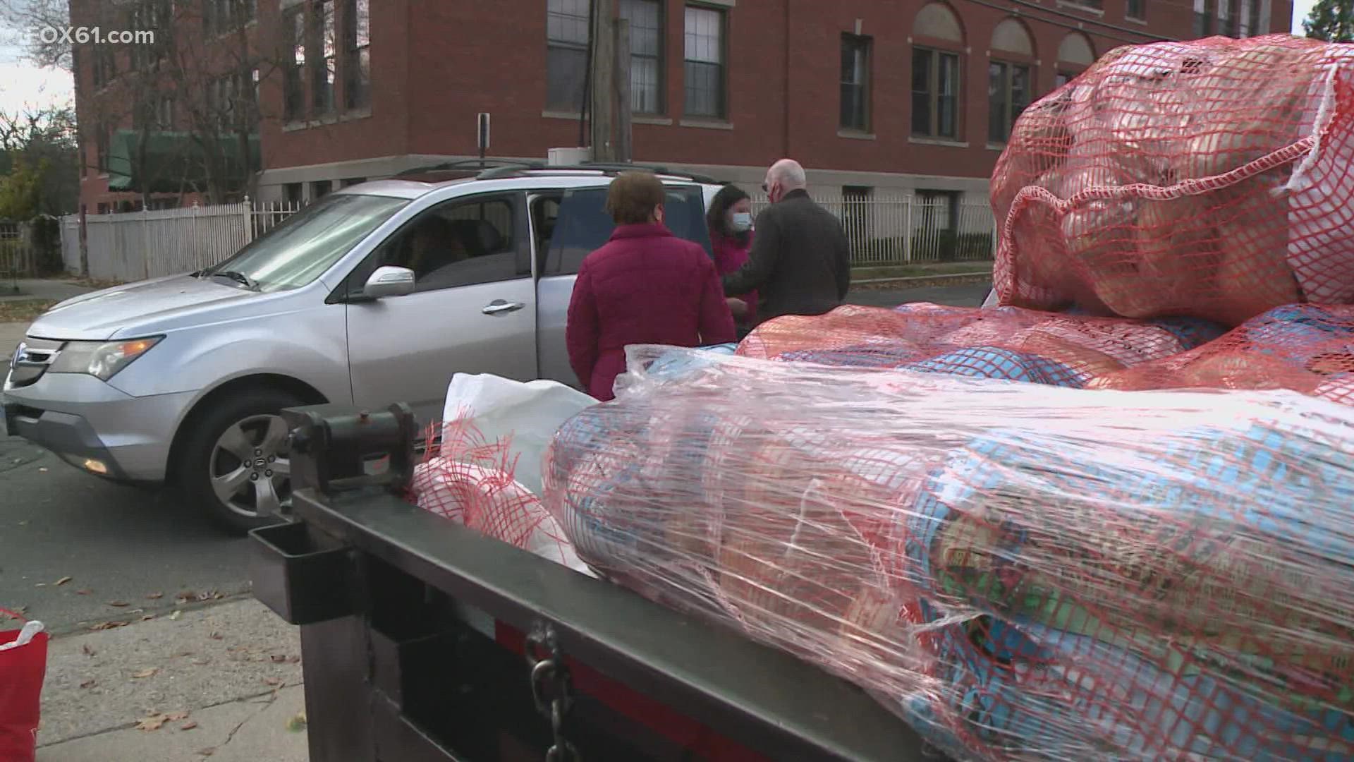 With Thanksgiving less than a week away, the Salvation Army's mission was to make sure everyone was ready.