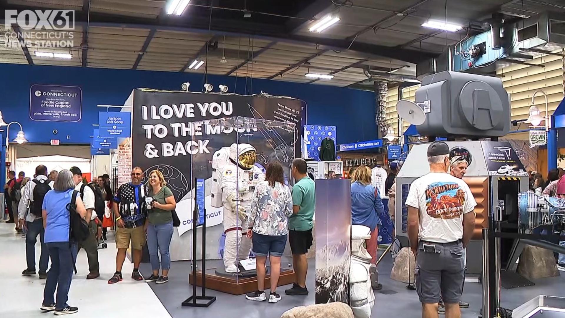 FOX61's Keith McGilvery and Rachel Piscitelli visit the newly renovated Connecticut building at the Big E for Connecticut Day.