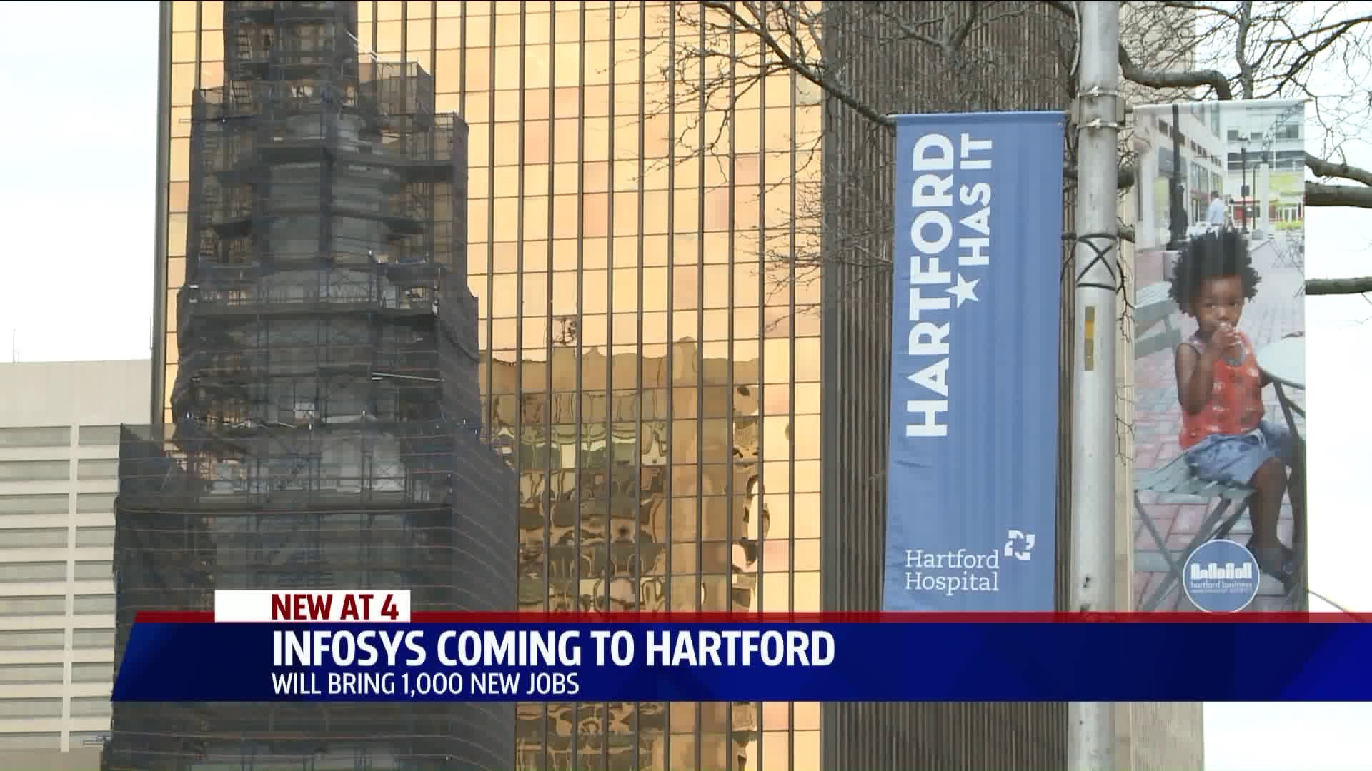 Infosys coming to Hartford