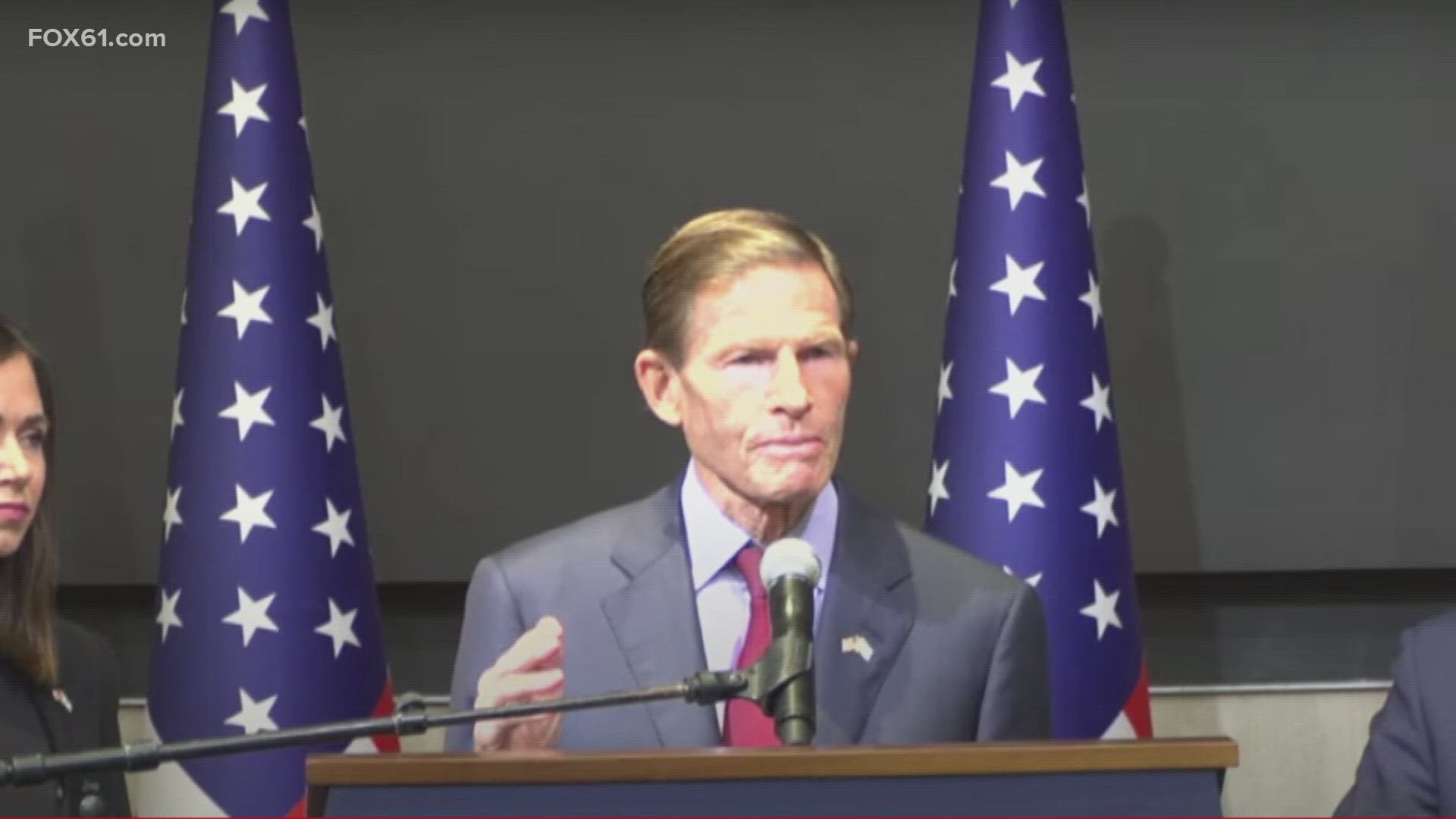 Sen. Richard Blumenthal says his main goal for the trip was to show solidarity for Israel, but he says his concern is to keep the war from expanding.