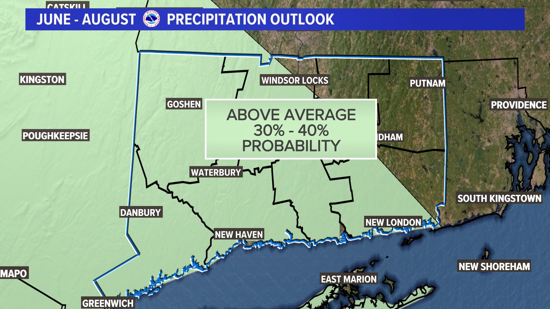 Connecticut summer outlook