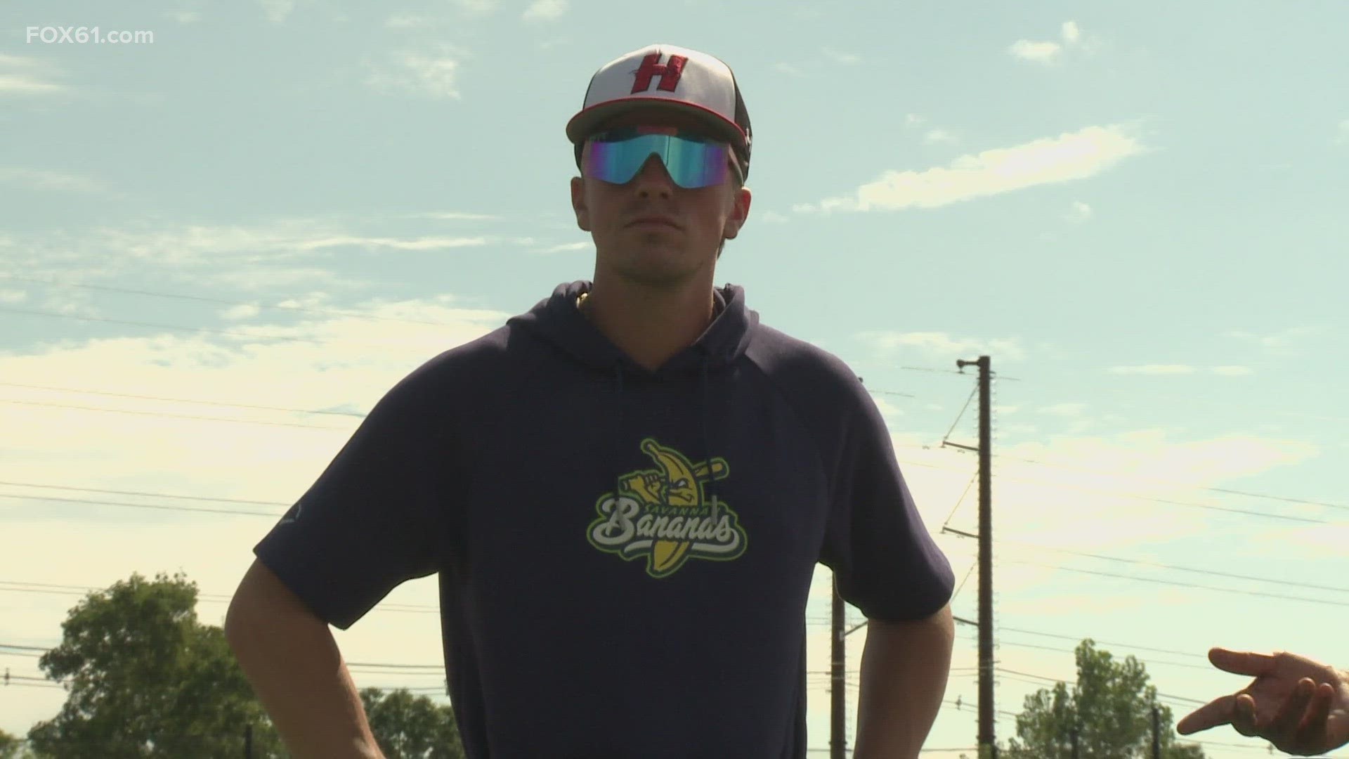 Jackson Olson is a homegrown banana. The third baseman for the Savannah Bananas, has returned to his home state of Connecticut for the Banana Ball World Tour.