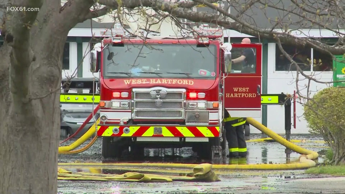 West Hartford Fire Department battles blaze on Elmhurst Street | fox61.com