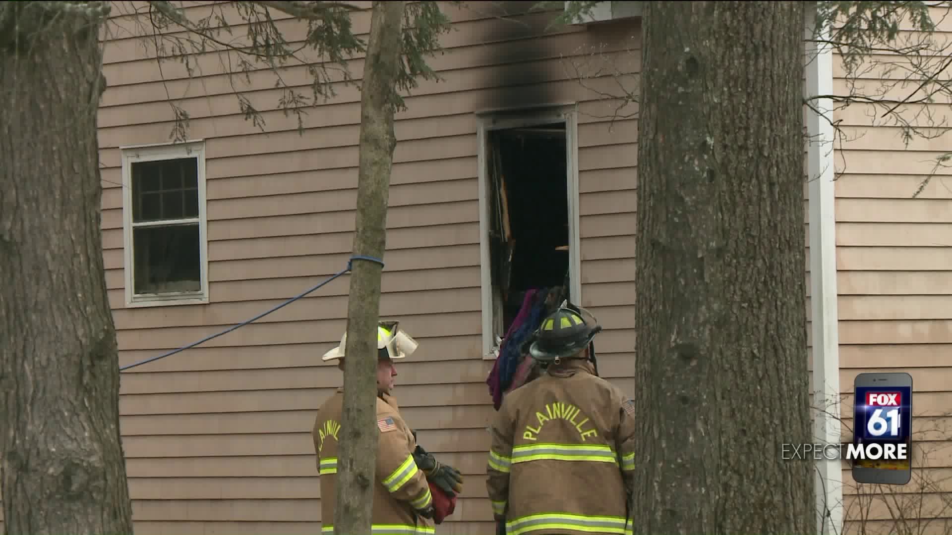 Hero neighbor helps during Plainville fire