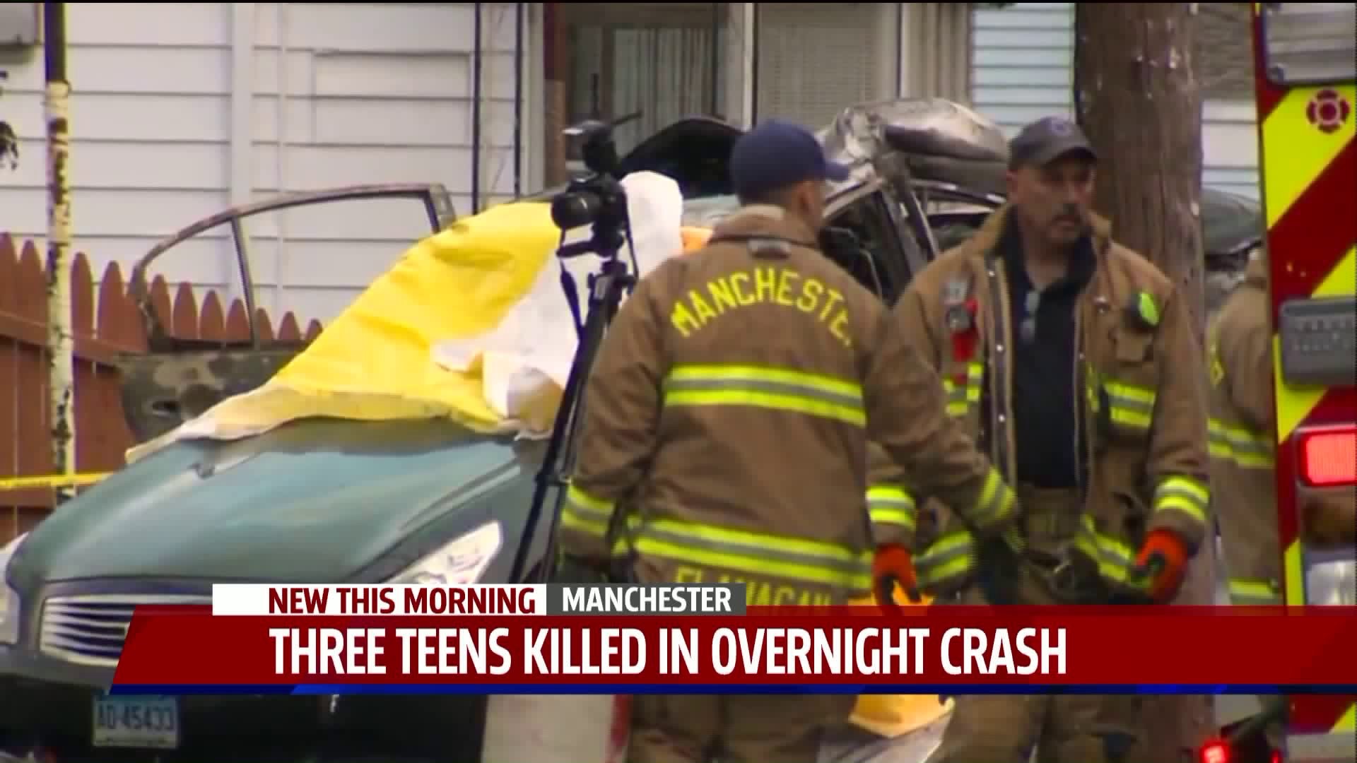 Manchester police investigating after crash kills 3 teens