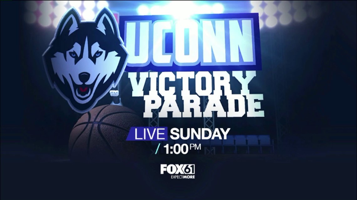 UConn Huskies rally and parade on FOX 61 on Sunday