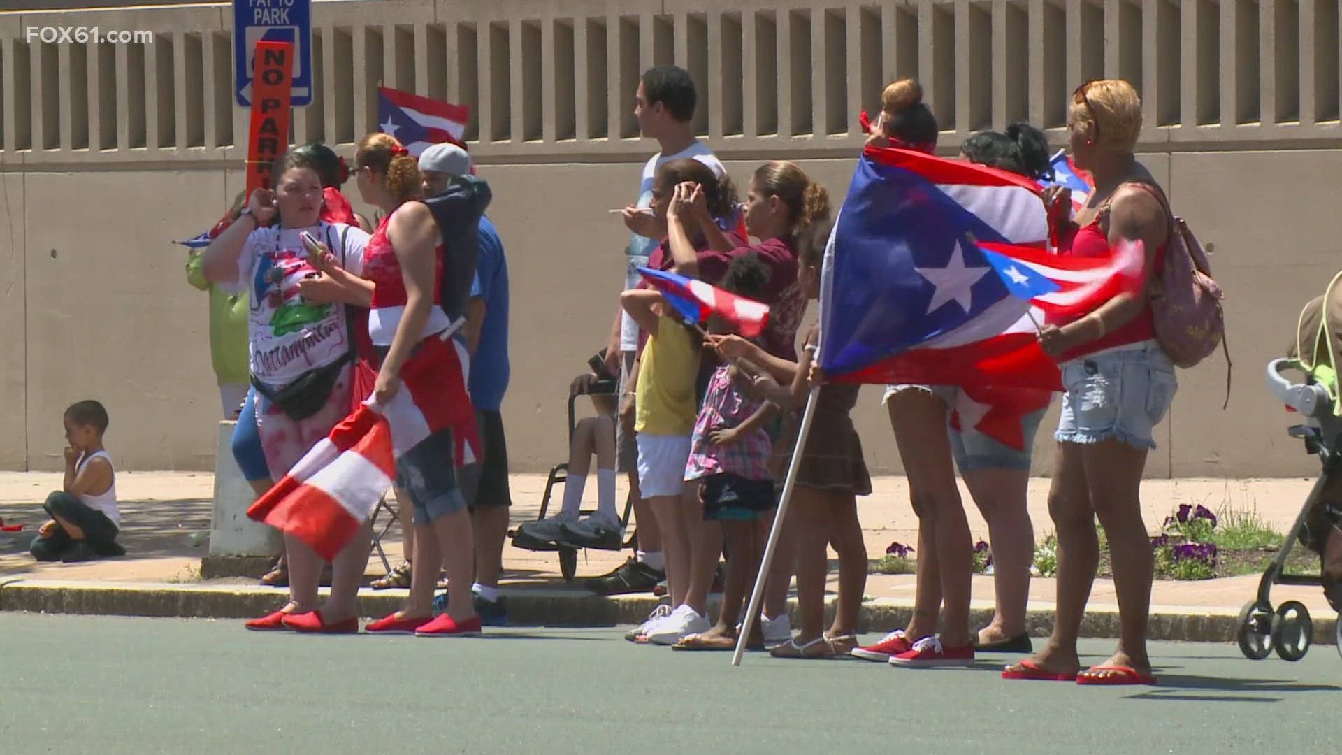 The parade begins at 1 p.m.; expect street closures in the city. The Festival del Coqui will take place nearby in Bushnell Park from 2:30-9 p.m. as well.