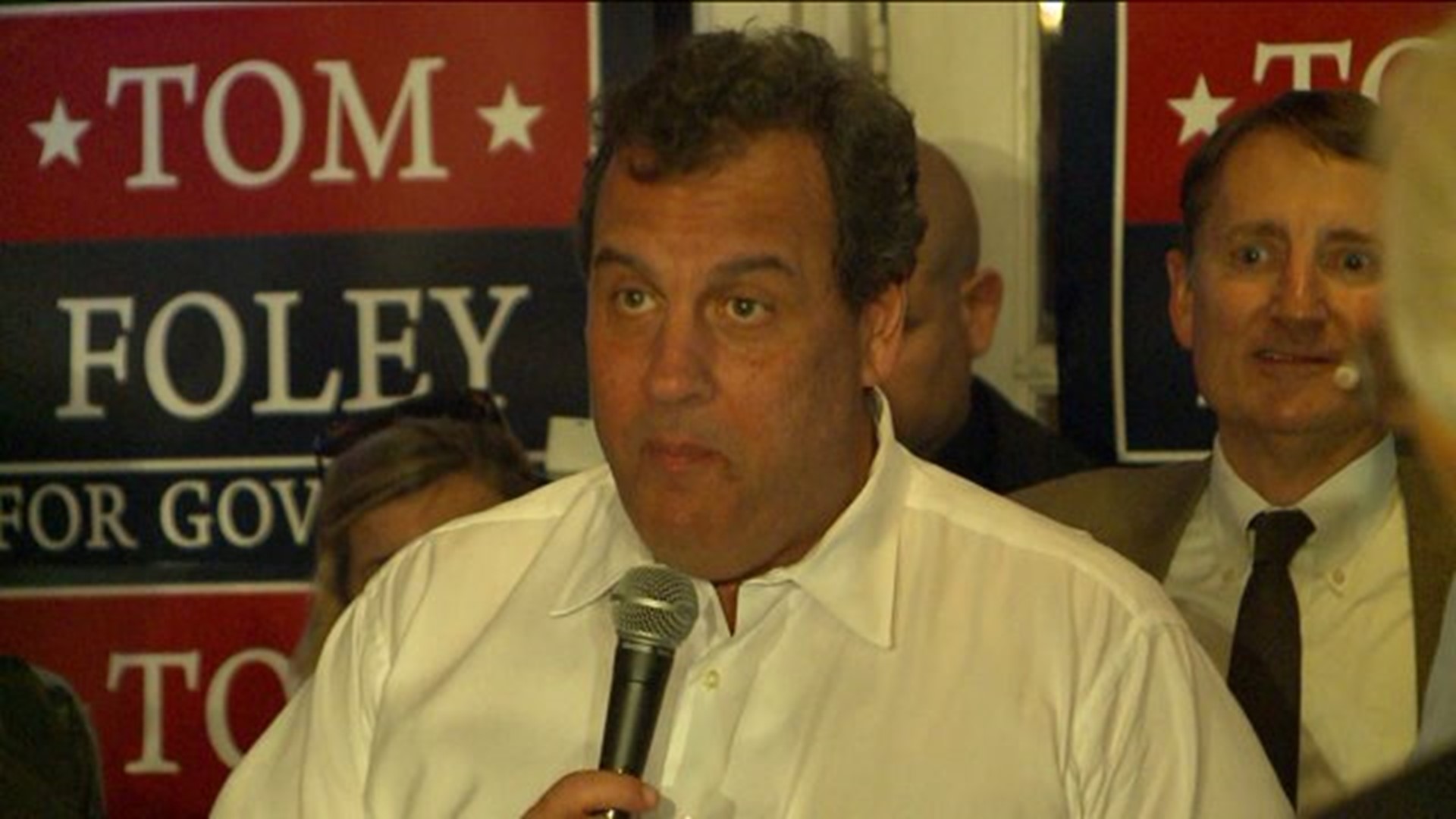 Christie stumps for Foley in Groton