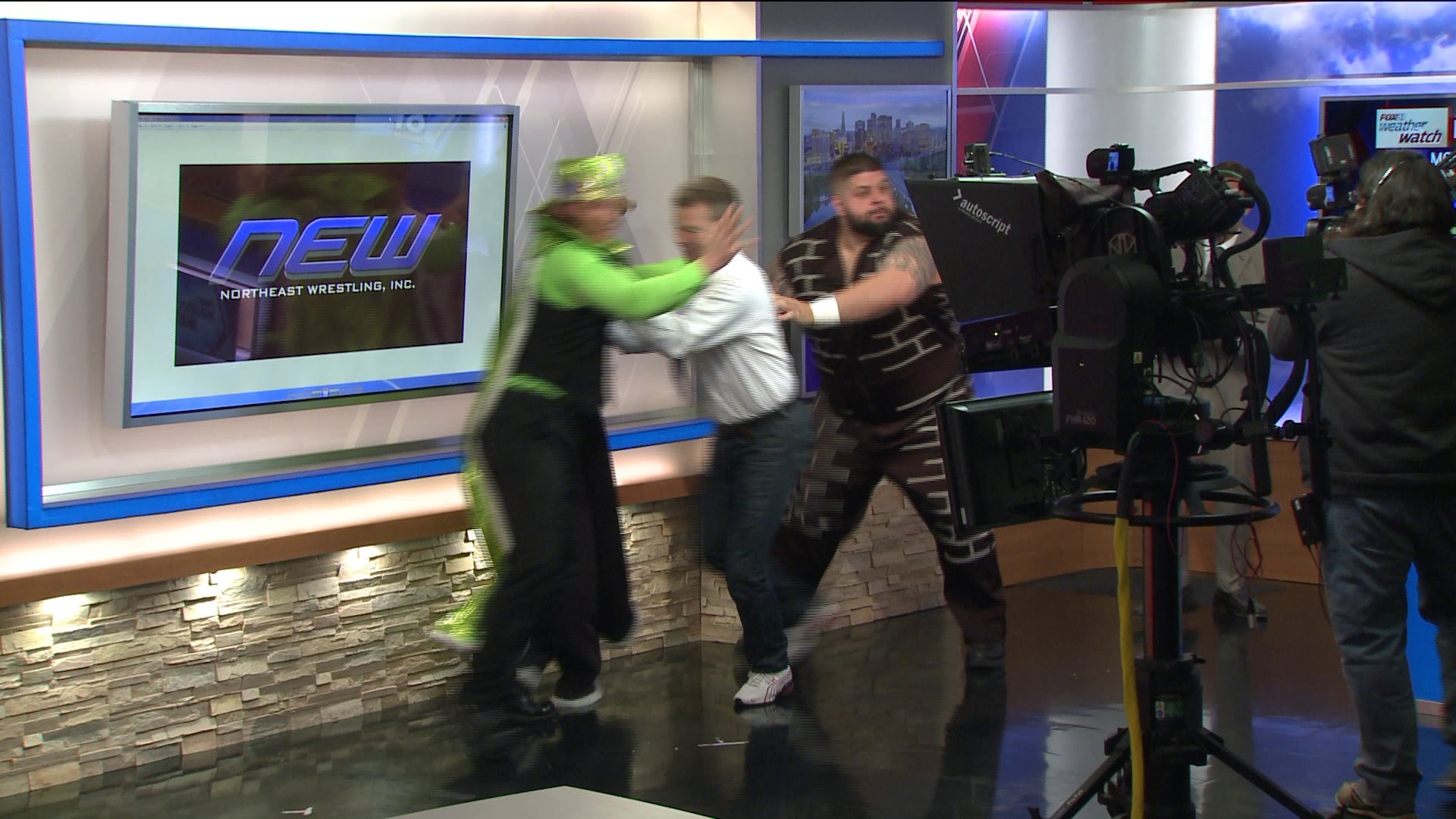 Wrestling on the Morning News