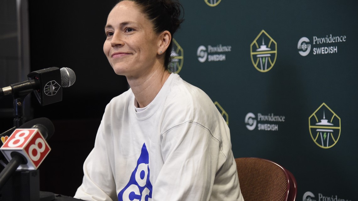 UConn legend Sue Bird gives an emotional press conference after retirement announcement