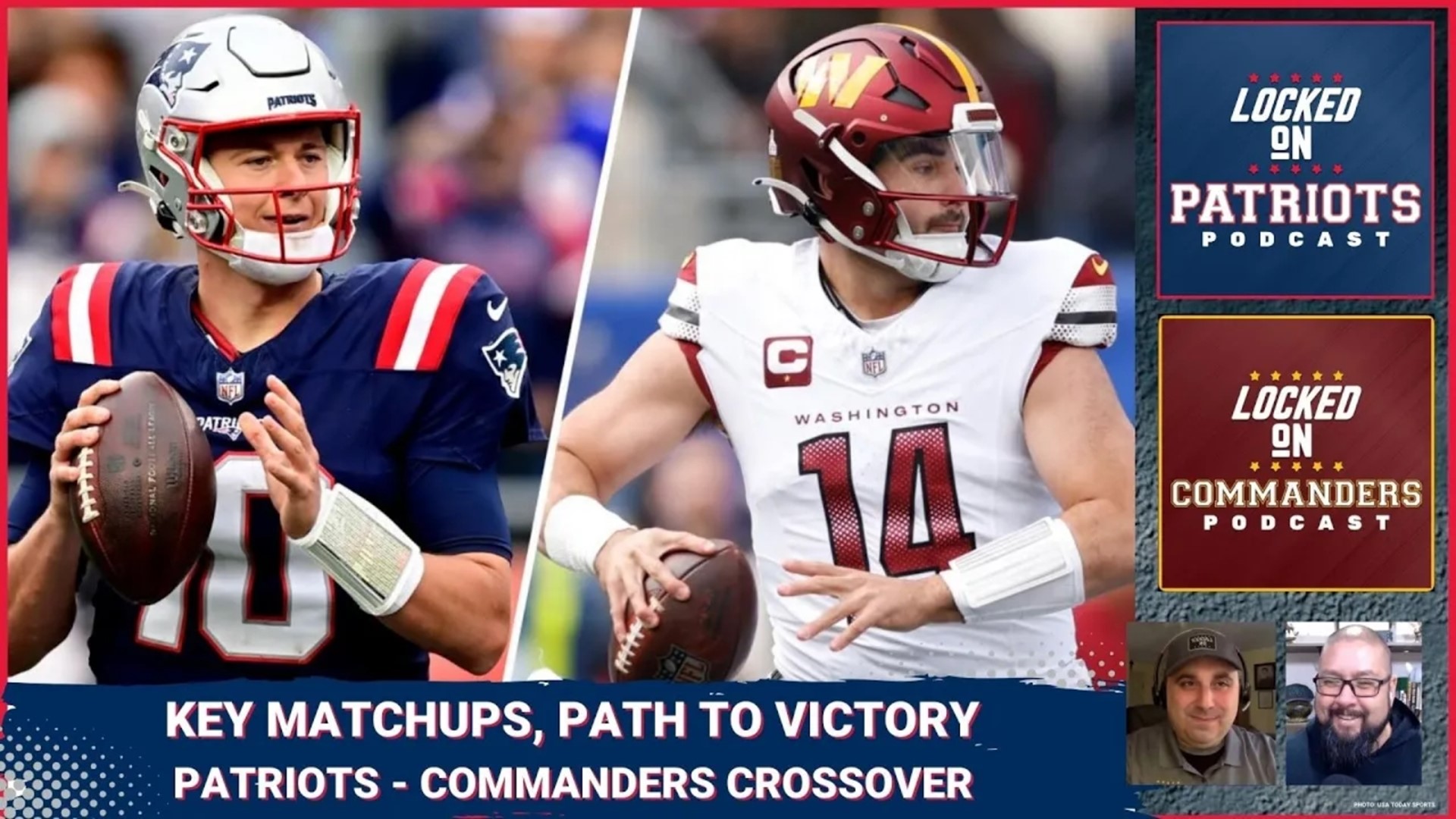 New England Patriots vs. Washington Commanders crossover Big stories